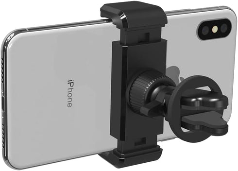 One Touch Grip Air Vent Mount, Universal Car Phone Holder, Quick Grip Design for All Mobile Phones