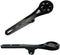 Integrated Aero Handlebar Out Front Cycling Computer Mount for Garmin, Wahoo, CatEye, Bryton, with GoPro Attachment