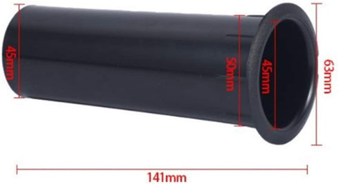 2PCS Speaker Port Tubes Speaker Box Bass Air Ports 50mm Inlet Pipe for 4 to 6 inches Speaker Port Kit(1#)