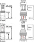 onelinkmore SMA to BNC Adapter Kits for SDR, Handheld Radios, Walkie Talkie Adapters