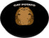Cat Potato Cute Fat Feline Animal Potato Cat Lover Pun Humor PopSockets PopGrip: Swappable Grip for Phones & Tablets PopSockets Standard PopGrip