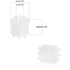 50pcs 8 082A Othmro Plastic Gears Teeth Model Reduction Gear Plastic Worm Gears for RC Car Robot Motor