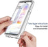 VIESUP Crystal Cellular Phone Case for LG Velvet 5G/G9 - Transparent Shockproof Silicone Soft Case with Camera