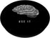Funny Human Brain Sayings Puns Jokes Humor Memes Gift PopSockets Standard PopGrip Use It