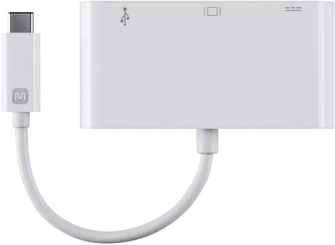 Monoprice USB-C to HDMI Adapter - Supports Up To 10Gbps Data Rate, USB 3.1 SuperSpeed, White - Select Series