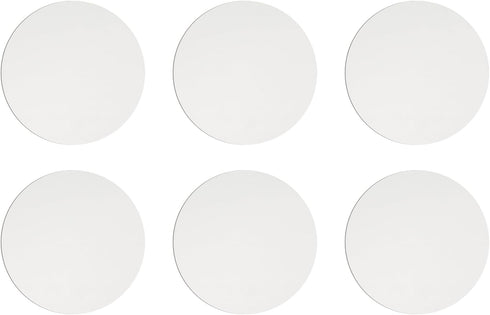 PATIKIL 50mm Metal Plate for Phone Magnet, 6pcs Round Adhesive Metal Plate Replacement