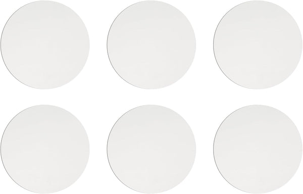 PATIKIL 50mm Metal Plate for Phone Magnet, 6pcs Round Adhesive Metal Plate Replacement