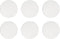 PATIKIL 50mm Metal Plate for Phone Magnet, 6pcs Round Adhesive Metal Plate Replacement