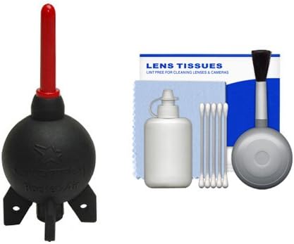 Giotto's Giottos Rocket-Air Blower Professional AA1920 + Accessory Kit for Canon, Nikon, Olympus,