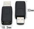2 Pack USB 2.0 AF/AM Adapter, TYPE A Female to USB A Male Connector Converter