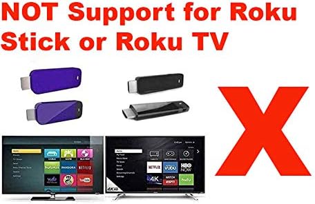 Remote Control Compatible with Roku Express HD LT XS XD Media Player Box, NOT for Roku Stick or Roku TV