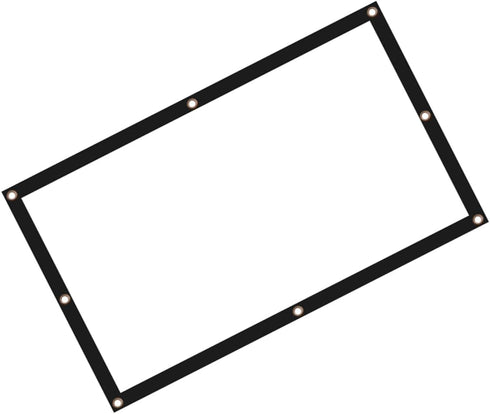 LALAFINA Polyester Material Portable Projector Screen Foldable for Indoor Outdoor Use