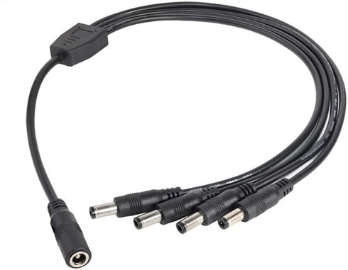 Generic Guy-Tech 4-Plug Tip Splitter 4-Way Power Cord Cable Compatible with SANNCE 4CH,