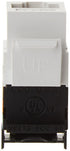 Leviton 41108-RW5 QuickPort Connector, CAT 5, White