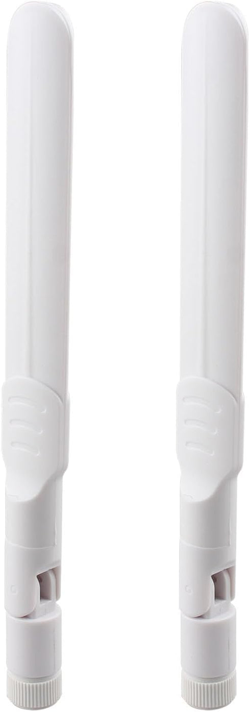 Futheda 2pcs 2.4GHz 5GHz 5.8GHz 8dBi Dual Band WiFi Aerial Antenna with MIMO RP-SMA Male Connector Compatible with SUS