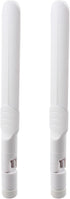 Futheda 2pcs 2.4GHz 5GHz 5.8GHz 8dBi Dual Band WiFi Aerial Antenna with MIMO RP-SMA Male Connector Compatible with SUS