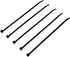 Klein Tools 450-200 Cable Ties, 100-Piece Heavy Duty Nylon Zip Ties, 50-Pound Tensile Strength, 7.75-Inch, Black
