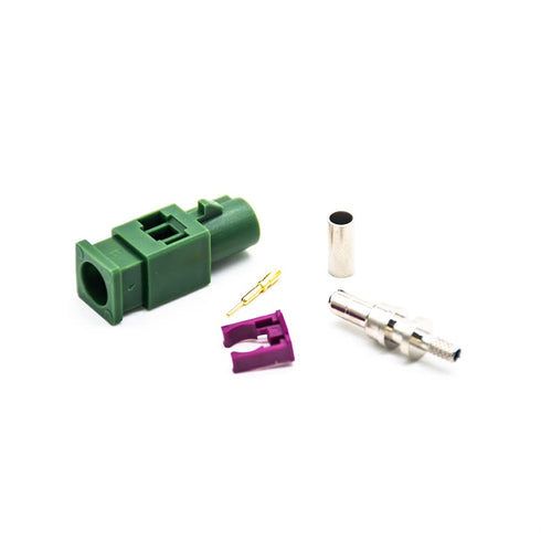 RF Coaxial Cable Connector, Fakra Video Connector E Male RG316 RG174 Cable