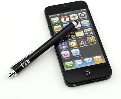 TCD 10 Pack Black High Precision Universal Capacitive Touch Screens Devices, Stylus Pens for Touch Screens Devices, Compatible with iPhone, iPad, Tablet, Touchscreen Laptop