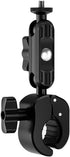Ranyi Adjustable Motorcycle Bike Handlebar Mount with Double Socket Arm 1/4" Threads Compatible