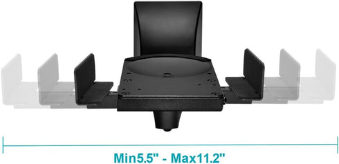 Monoprice Universal Bookshelf Speaker Wall Mount Brackets, Swivel, Tilt, for Large Bookshelf/Surround Sound Speakers