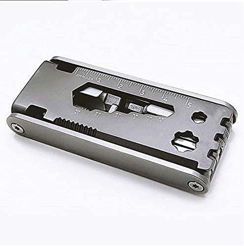 SILVERHERO 22-in-1 Bike Tool Folding Multitool Deluxe Cycling Tool Kit with Screwdrivers & Wrench, Simcard Tray Ejecter