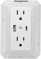 Rayovac Surge Protector with Night Light, 6 Outlets & 2 USB Ports A and USB C, ETL Certified Adapter for Home, School,