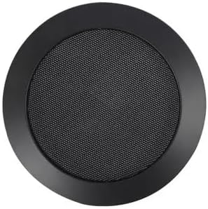 2 Pack 4 Inch Speaker Grill Cover Black SubWoofer Round Circle Mesh Woofer Grille Covers Guard Protector for Car Home Audio Speakers Theater (Invisible Screw Hole Style)