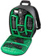 Waterproof SLR/DSLR Camera Backpack Travel Case for Canon Nikon Sony Digital Lens (Medium, Green)