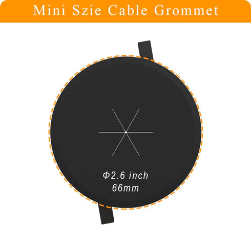TV Cord Hider for Wall Mount TV, In Wall Cable Hider with 1.1 inch Silicone Pass Through, Black, Pack of 2
