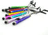 TCD 10 Colorful Long Mini Baseball Stylus Pens for Universal Capacitive Touch Screens