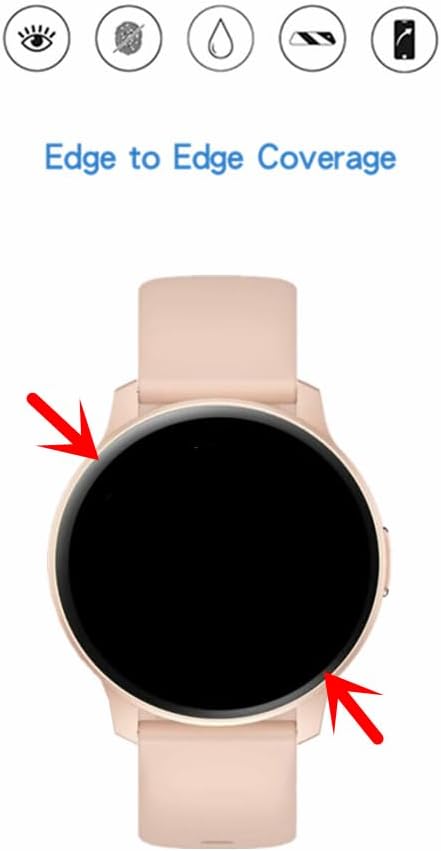 Screen Protector for TGW008 1.28'' Smartwatch, HD Full Coverage TPU Protective Film for OYV/TOUCHELEX (6PCS)