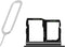 generic Rubber Waterproof Easy to Install Portable SIM and Memory Card Tray Holder