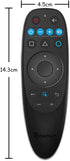 BPR2S Bluetooth Voice Remote Control Air Mouse with 6-Axis Gyro, IR Learning for Android TV Box, No USB Dongle