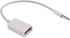 3.5mm Male AUX Audio Plug Jack to USB 2.0 Female Converter Cable