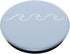 Aesthetically pleasing beach Japanese wave minimalist surf PopSockets Standard PopGrip