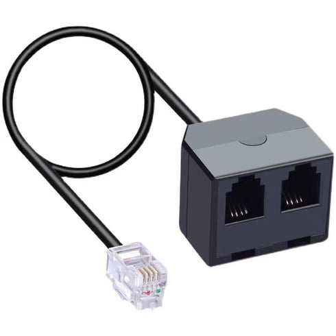 RJ9 Telephone Training Adapter Y Splitter for Headset or Handset, Compatible with Norstar, Nortel, Avaya, Mitel