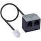 RJ9 Telephone Training Adapter Y Splitter for Headset or Handset, Compatible with Norstar, Nortel, Avaya, Mitel