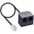RJ9 Telephone Training Adapter Y Splitter for Headset or Handset, Compatible with Norstar, Nortel, Avaya, Mitel