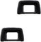 Keabroir 2 Pack Camera Eyecup Viewfinder Protector Eyepiece Compatible for Nikon D5000 D5100