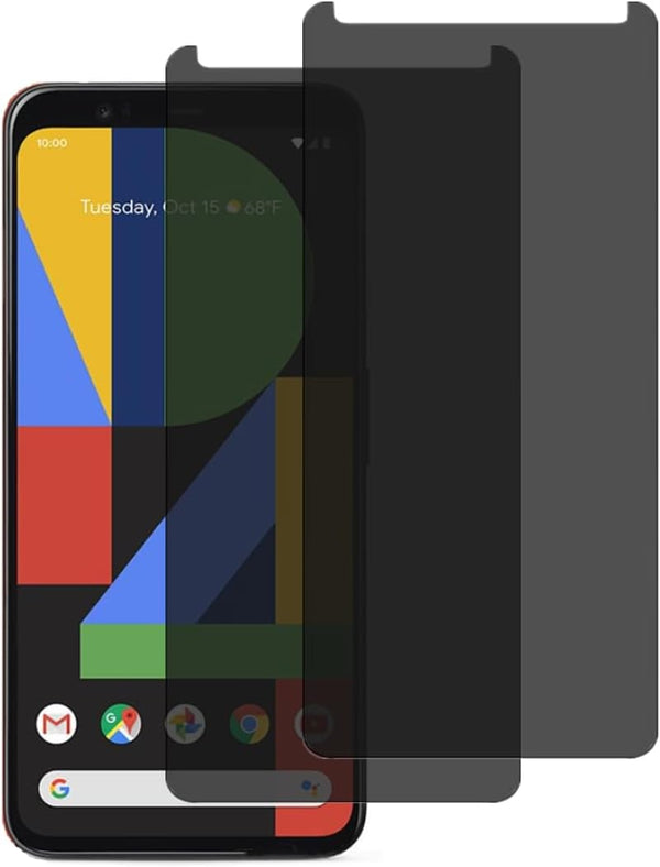 VIESUP Privacy Screen Protector for Google Pixel 4 5.7" - 2pcs Ultra Thin Anti-Scratch Anti-Spy Tempered Glass