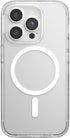 PopSockets iPhone 15 Case - Clear 15 Pro, Round Phone Grip, Compatible with MagSafe, Wireless Charging