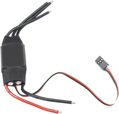 30A 2-4S (30A 4pcs) QWinOut Two-Way Electric Speed Controller Forward/Backward ESC Support Reversing Function for RC
