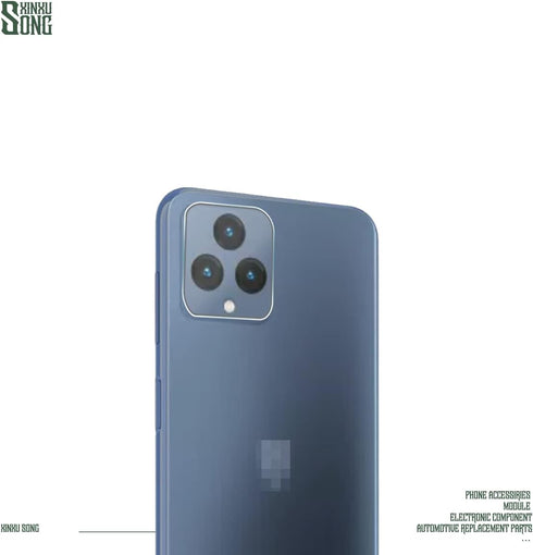 3 Pack Camera Lens Protector for T-Mobile Revvl 6 5G, Anti-Scratch H9 Hardness Tempered Glass Film