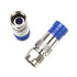 RG6 Compression F Type Straight Antenna Cable Connector Coax Adapter, Pack of 30