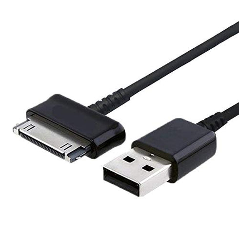 30 Pin USB Charger Cable for Samsung Galaxy Tab 2 10.1, 8.9, 7.7, 7.0 Plus, Note Tab 10.1 - 6.6ft Power Supply Cord