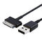 30 Pin USB Charger Cable for Samsung Galaxy Tab 2 10.1, 8.9, 7.7, 7.0 Plus, Note Tab 10.1 - 6.6ft Power Supply Cord