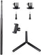 PellKing Monopod for Osmo Pocket 3,61"/155cm Selfie Stick+Aluminium Alloy Tripod+Phone Holder