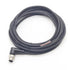 M12 5Pin Male Connector Cable, A Code Right Angle Molding Aviation Sensor Electrical PVC Cable 5Meter