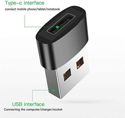 Generic USB C Female to USB Male Adapter for iPhone 11 12 13 Mini Pro Max, Airpods M1 iPad Air 2020 2021, Samsung